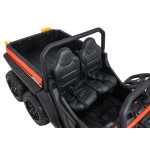 Elektrické autíčko Farmer Truck X-POWER - dvojmiestne, oranžové